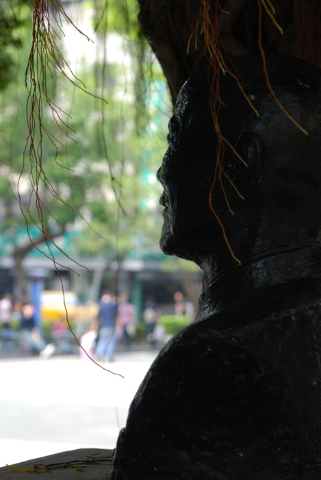Statue in a park in Taipei