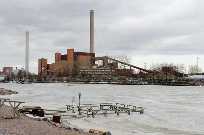 Industrial area in Helsinki