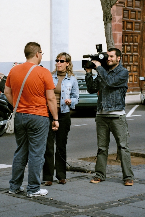 Camera Team in La Laguna