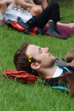 Chilling out in the Parc Floral