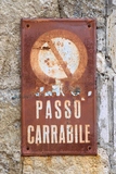 Sign in San Gimignano
