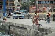 Father and Son Fishing